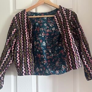 Double sided Bolero style sweater